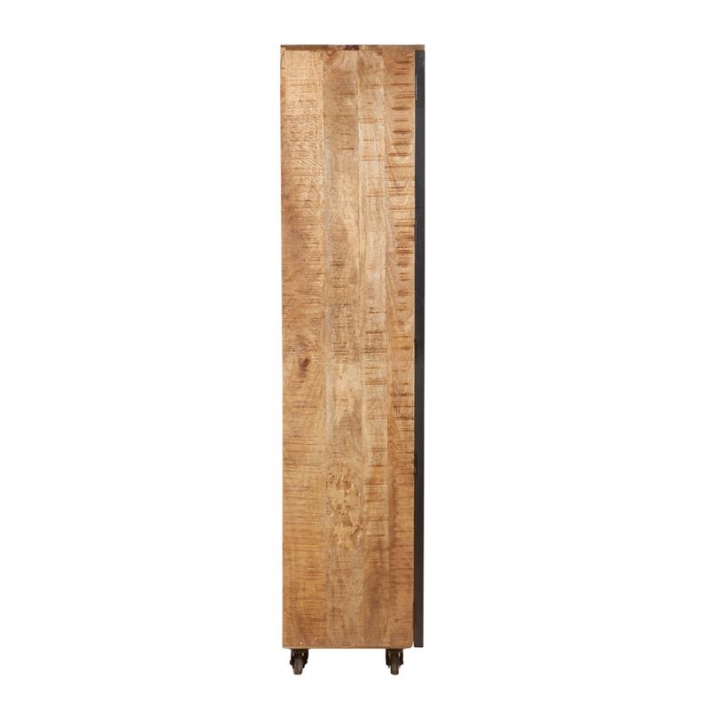 QUADRO CREDENZA MANGO BLACK 120X40X194