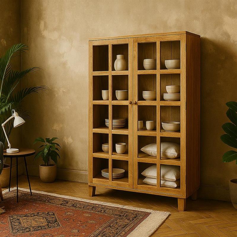 QUADRO CREDENZA MANGO NATURAL 120X40X195