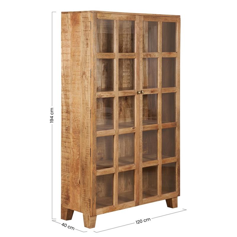 QUADRO CREDENZA MANGO NATURAL 120X40X195