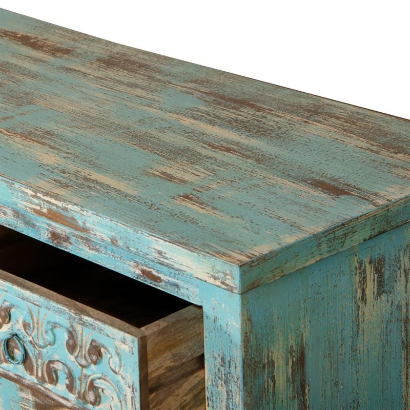 CREDENZA ORIENTALE LEGNO DI MANGO 3/A 3/C 132X42X90 CM