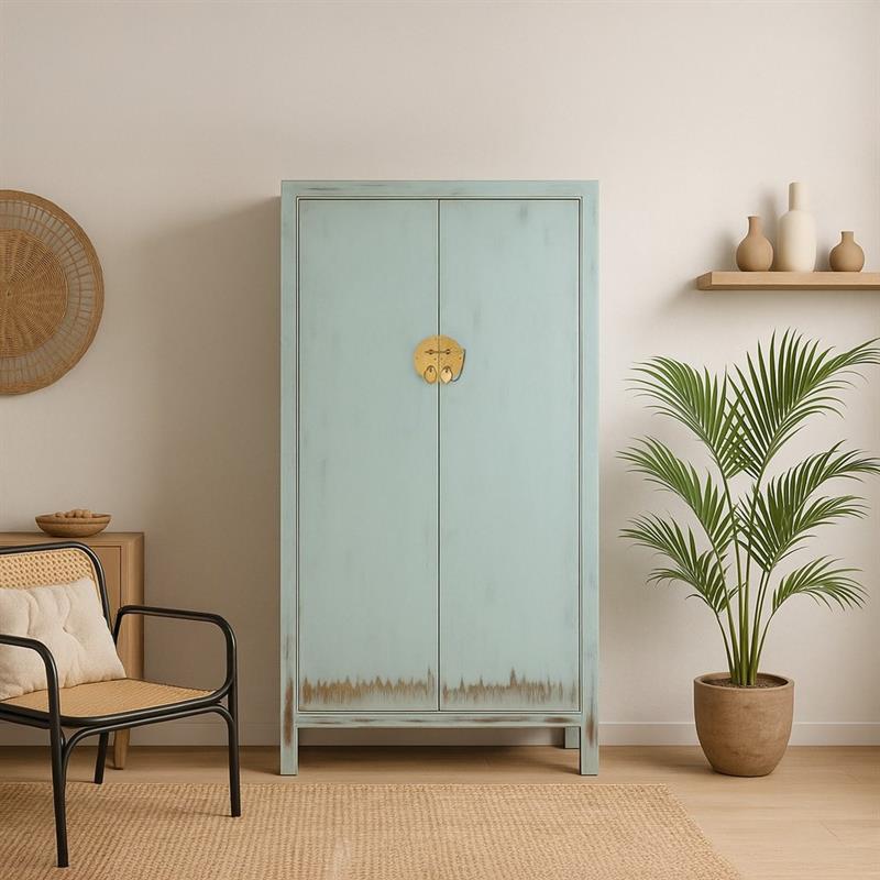 SIDE CABINET MANGO BLU 100X45X200CM