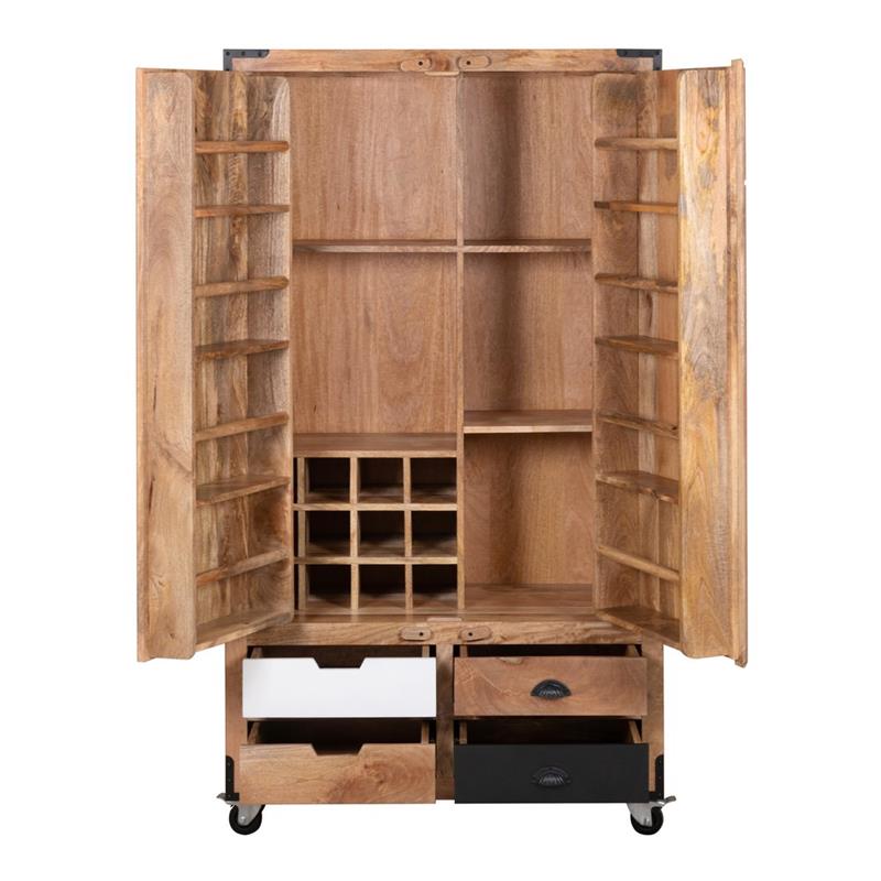 VINERIA MANGO NATURAL 98X48,5X178,5 CM