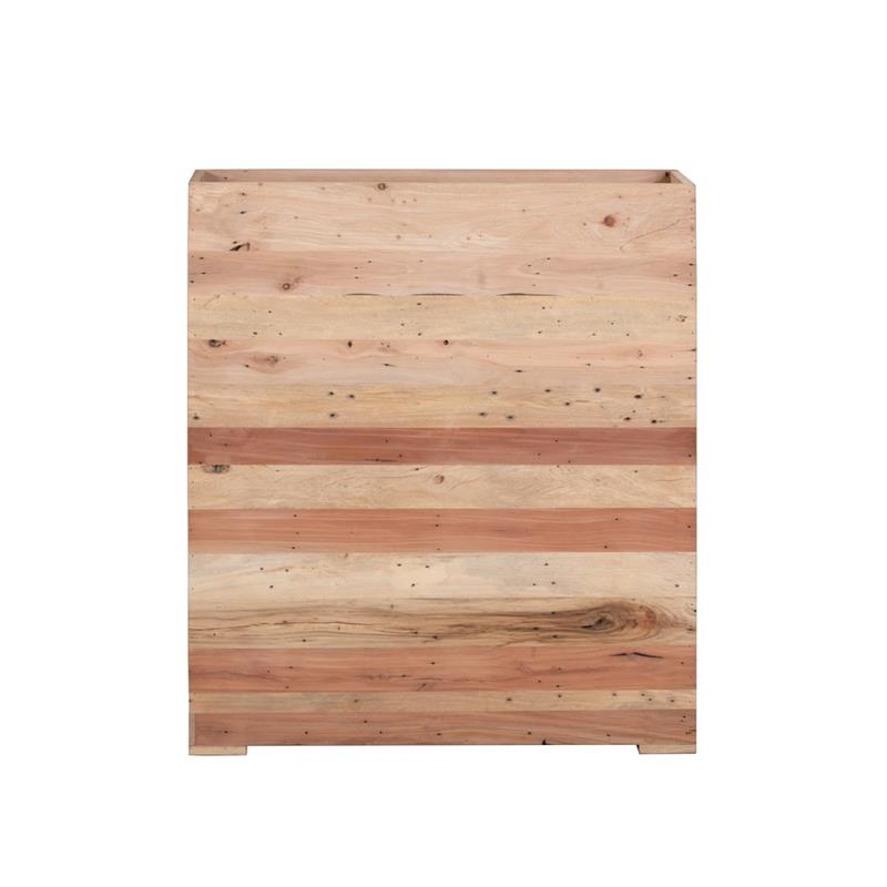 FIORIERA IN LEGNO RICICLATO