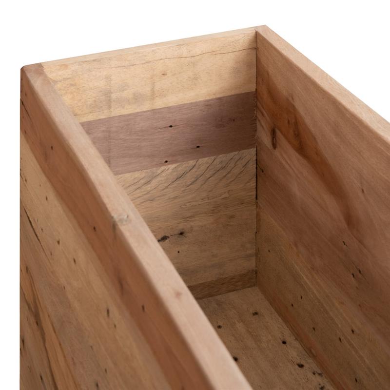FIORIERA IN LEGNO RICICLATO