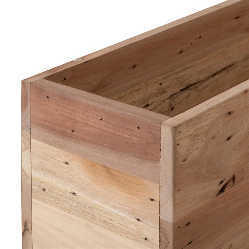 FIORIERA IN LEGNO RICICLATO
