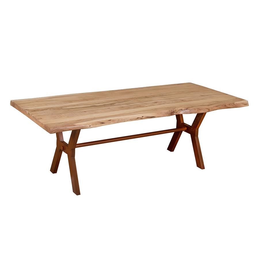ACHILLE TAVOLO ACACIA GAMBE CORTEN 220X100X78CM
