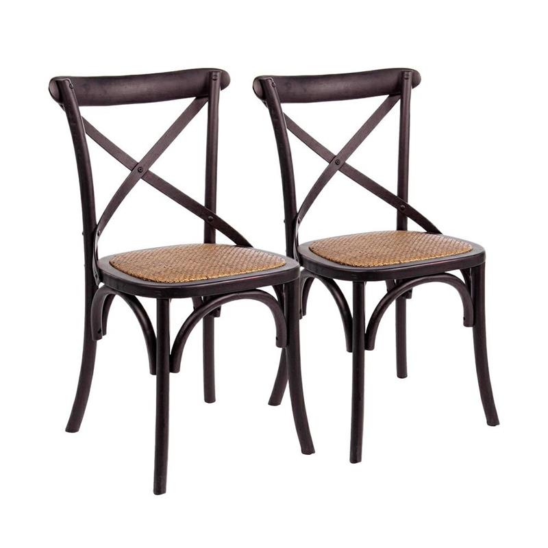 CROSS SEDIA OLMO BLACK 46X42X87