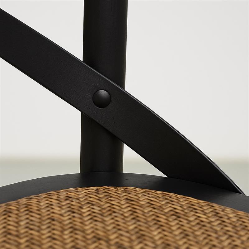 CROSS SEDIA OLMO BLACK 46X42X87