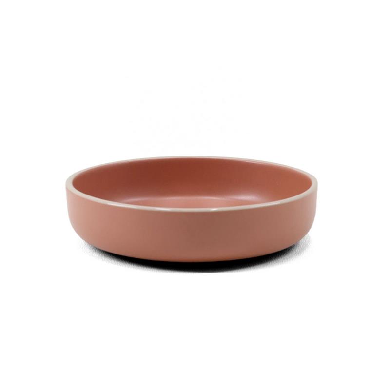 SET SERENA 18 PIATTI IN GRES PORCELLANATO COLOR TERRACOTTA
