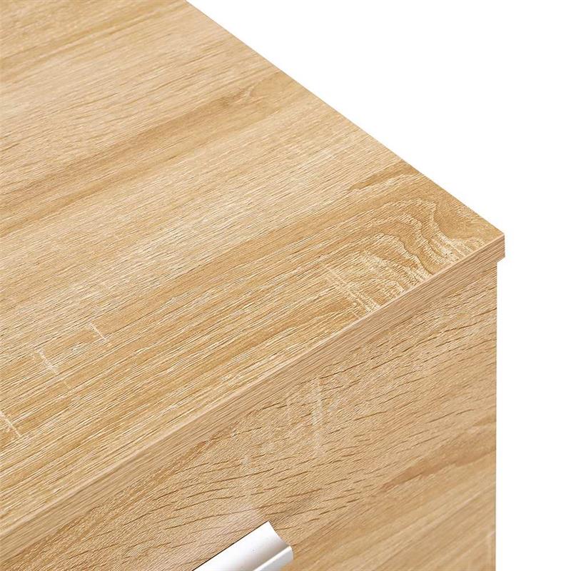 ASTOR CREDENZA 3 ANTE + 2 CASSETTI ROVERE 120X35X85,5 CM