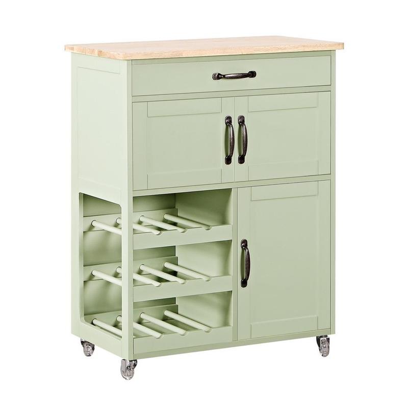 FEBE MOBILETTO CUCINA VERDE 67X36X87 CM