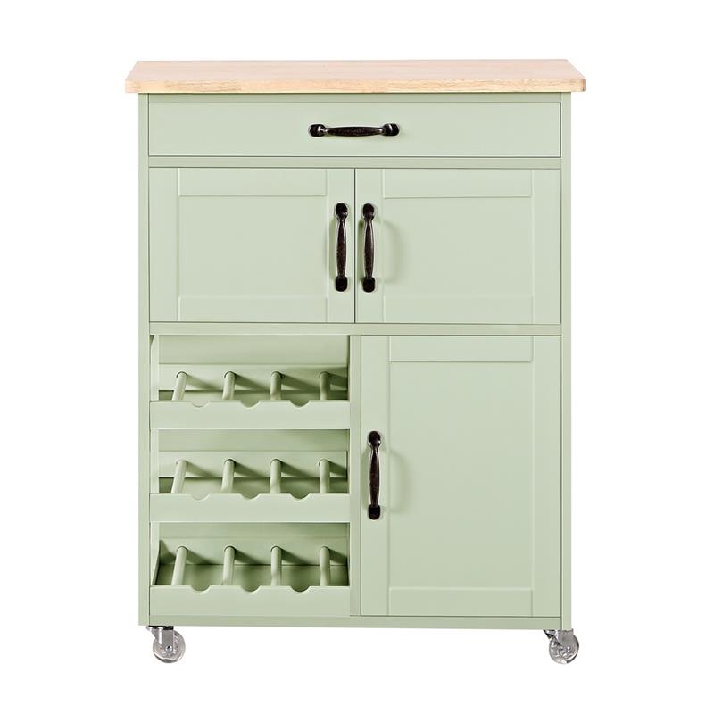 FEBE MOBILETTO CUCINA VERDE 67X36X87 CM