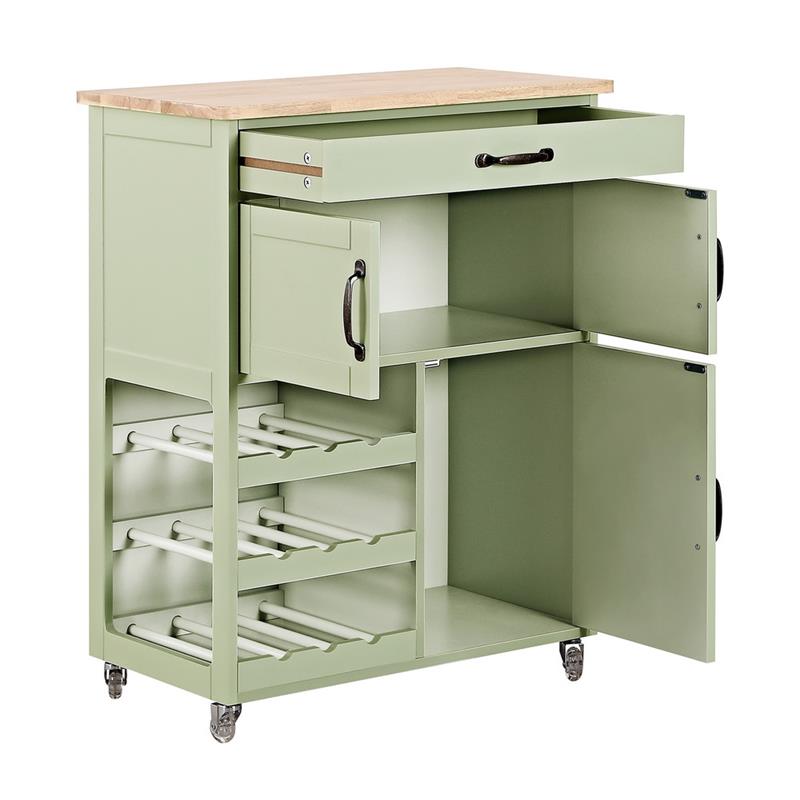 FEBE MOBILETTO CUCINA VERDE 67X36X87 CM