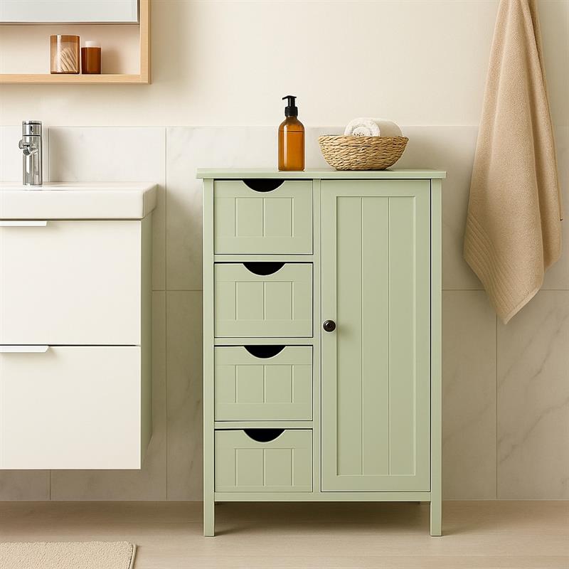 LILY MOBILETTO BAGNO VERDE 55X30X82 CM