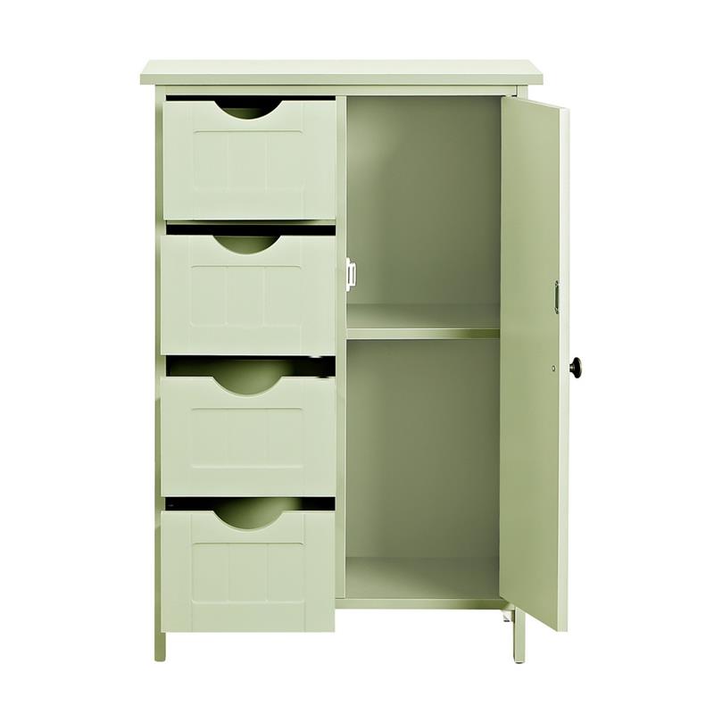 LILY MOBILETTO BAGNO VERDE 55X30X82 CM