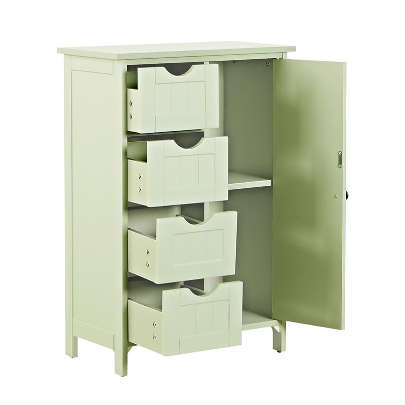 LILY MOBILETTO BAGNO VERDE 55X30X82 CM