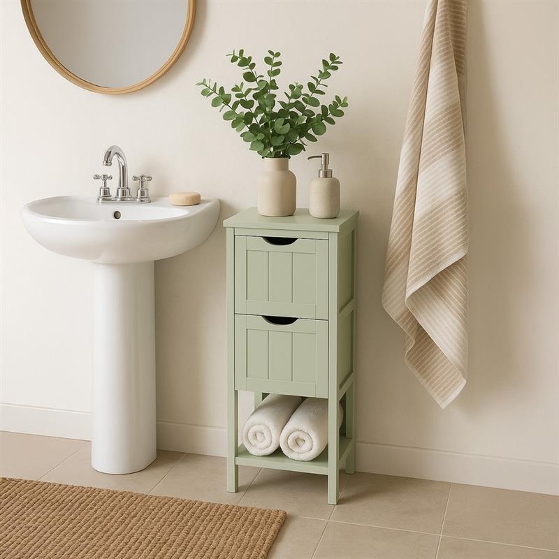 ELLA MOBILETTO BAGNO VERDE 30X30X89 CM