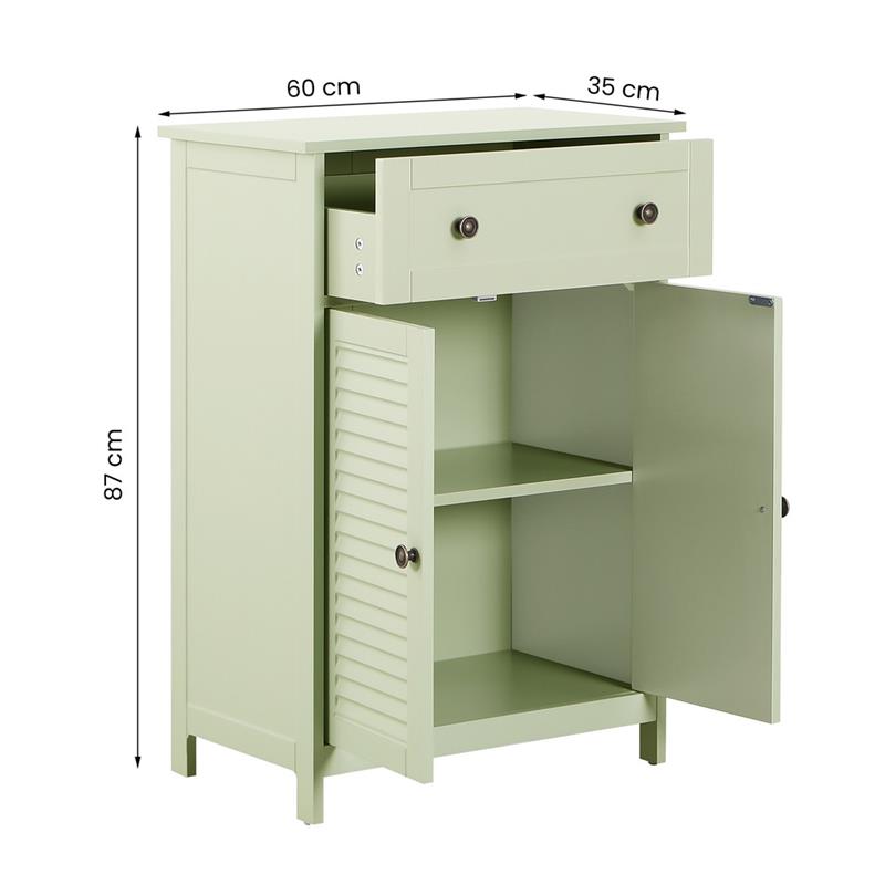 JESSICA MOBILETTO BAGNO VERDE 60X35X87 CM