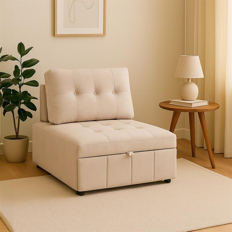 ORLEANS POLTRONA LETTO BEIGE