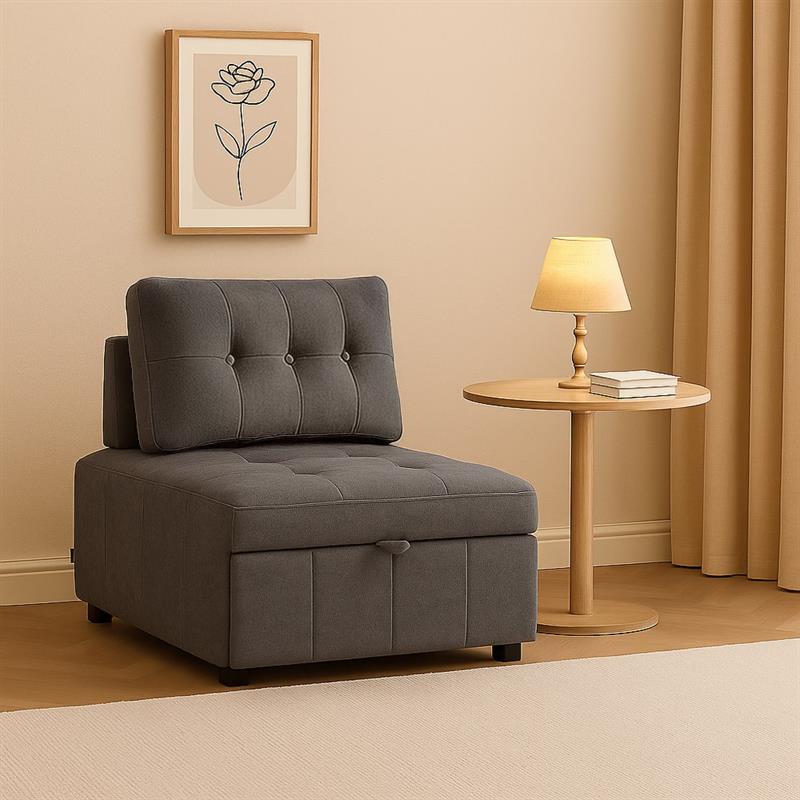 ORLEANS POLTRONA LETTO GRIGIO SCURO