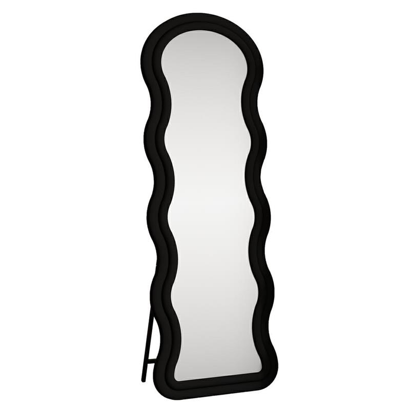 WAVY SPECCHIO ONDULATO NERO 55X4,5X165 CM