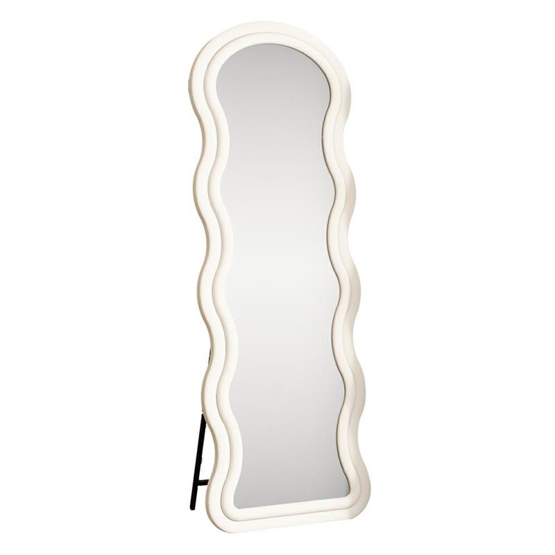 WAVY SPECCHIO ONDULATO BIANCO 55X4,5X165 CM