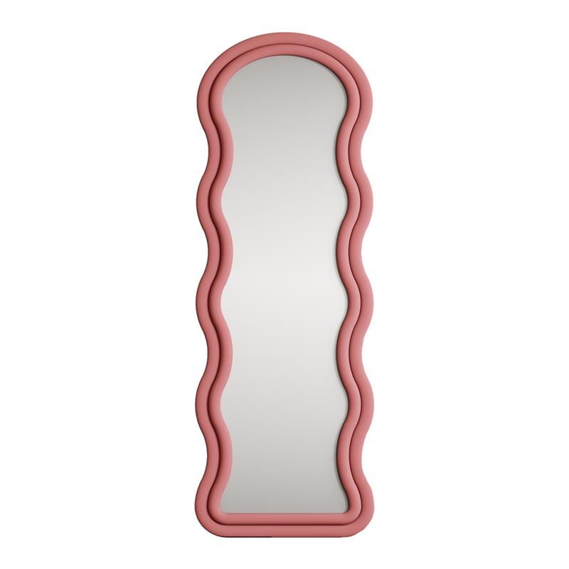 WAVY SPECCHIO ONDULATO ROSA 55X4,5X165 CM
