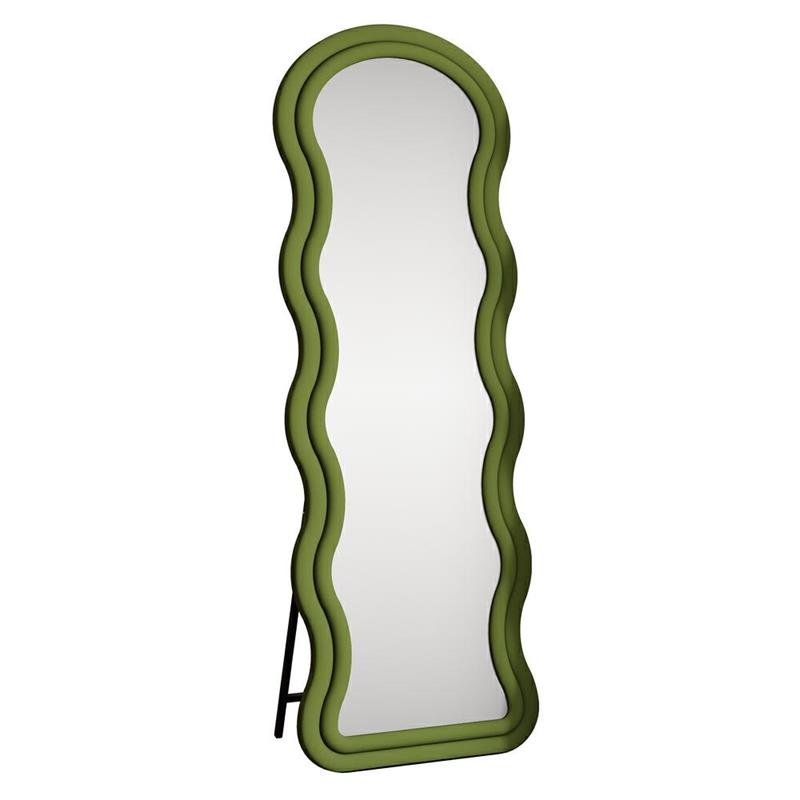 WAVY SPECCHIO ONDULATO VERDE 55X4,5X165 CM