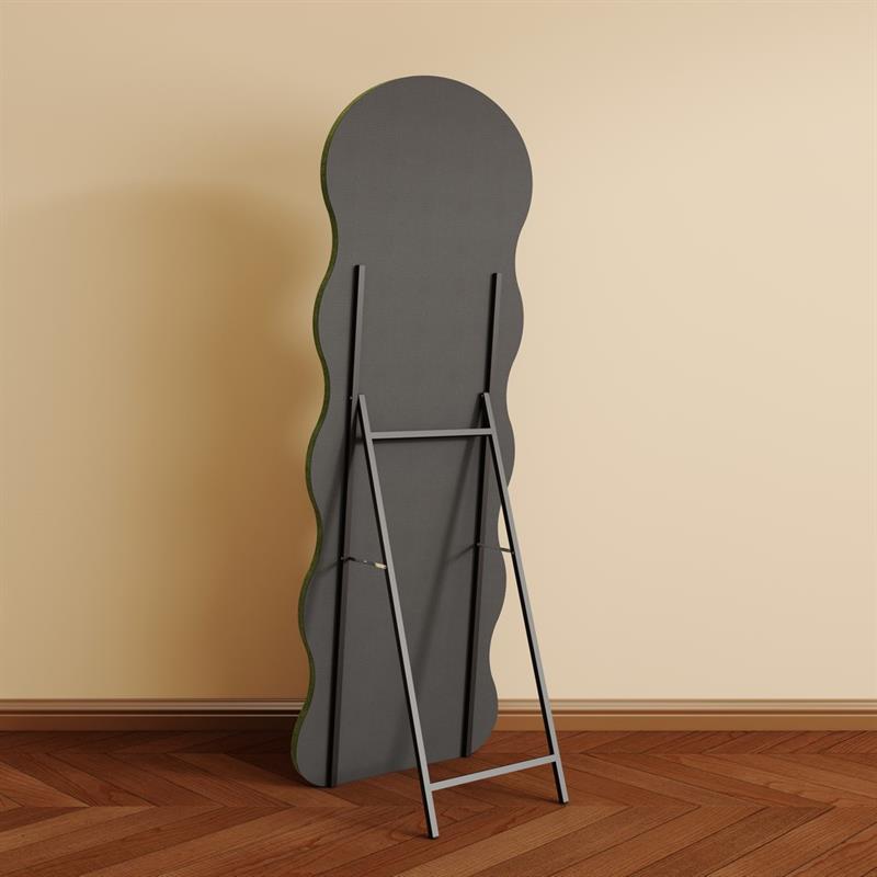 WAVY SPECCHIO ONDULATO VERDE 55X4,5X165 CM