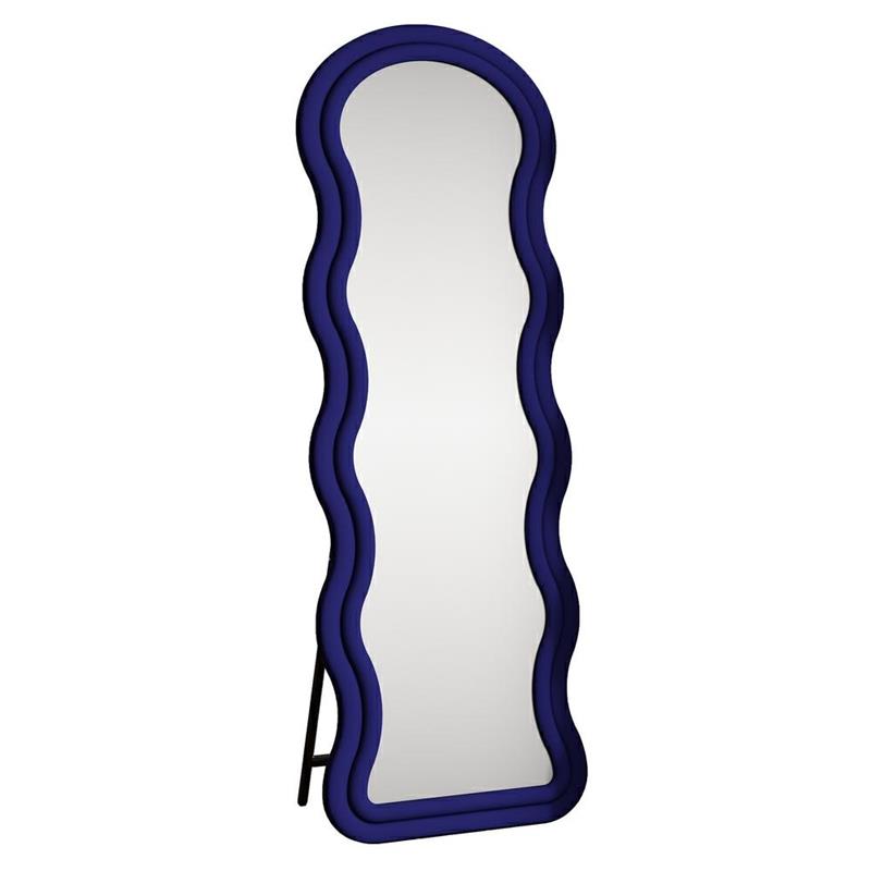 WAVY SPECCHIO ONDULATO BLU 55X4,5X165 CM