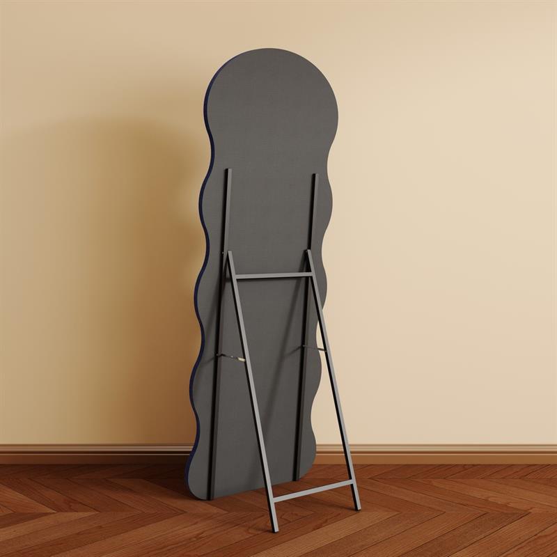 WAVY SPECCHIO ONDULATO BLU 55X4,5X165 CM