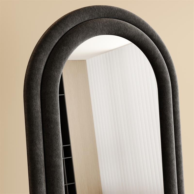 ARCHER SPECCHIO ARCO NERO 55X4,5X165 CM