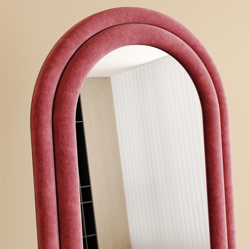 ARCHER SPECCHIO ARCO ROSA 55X4,5X165 CM