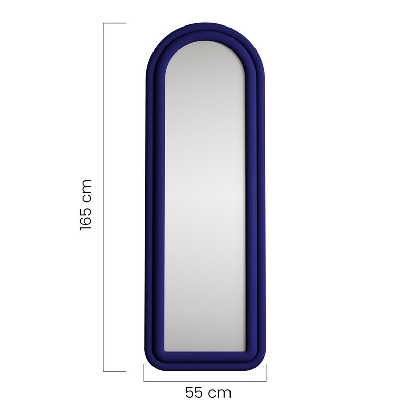 ARCHER SPECCHIO ARCO BLU 55X4,5X165 CM