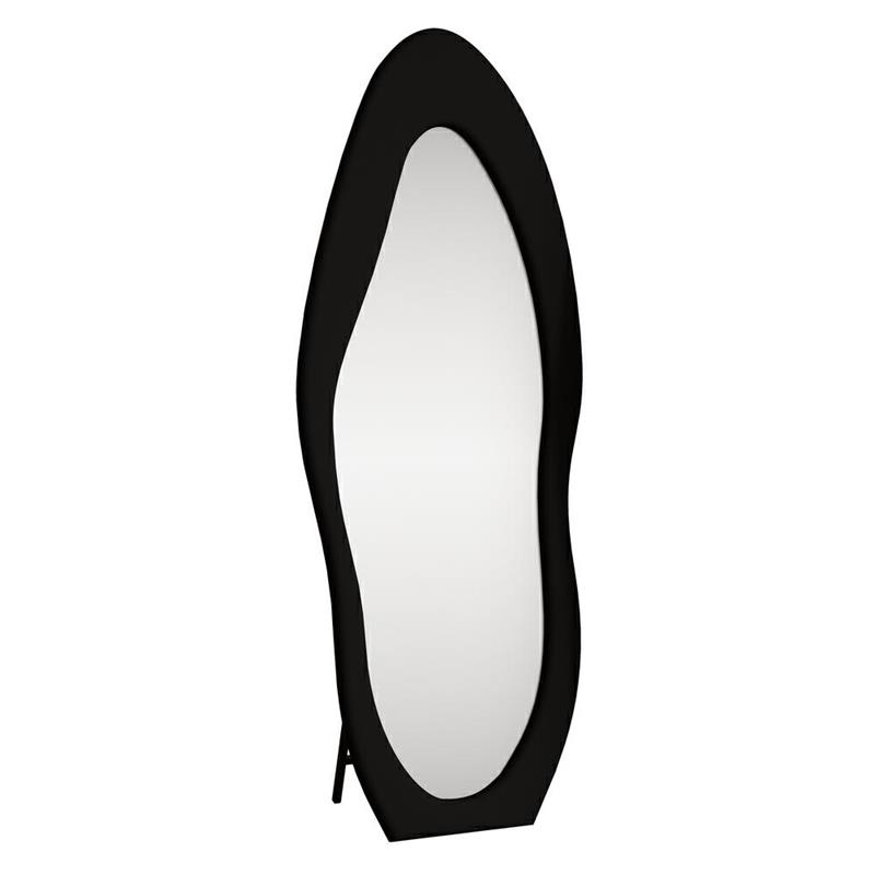 KIWI SPECCHIO IRREGOLARE NERO 55X4,5X165 CM