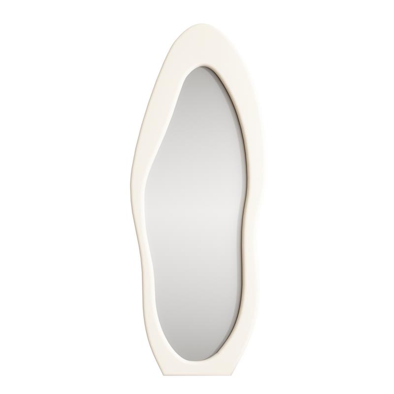 KIWI SPECCHIO IRREGOLARE BIANCO 55X4,5X165 CM