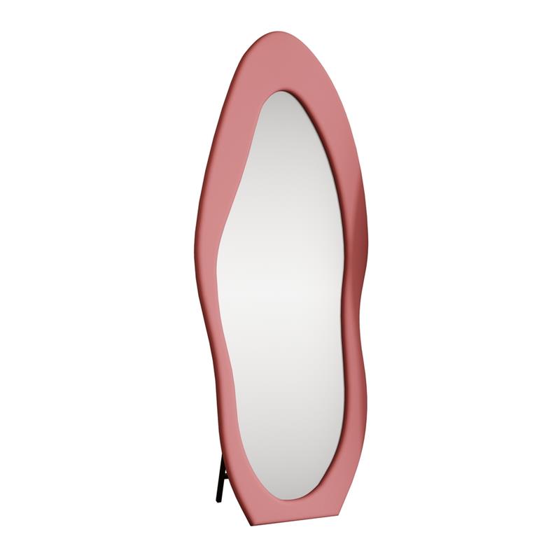 KIWI SPECCHIO IRREGOLARE ROSA 55X4,5X165 CM