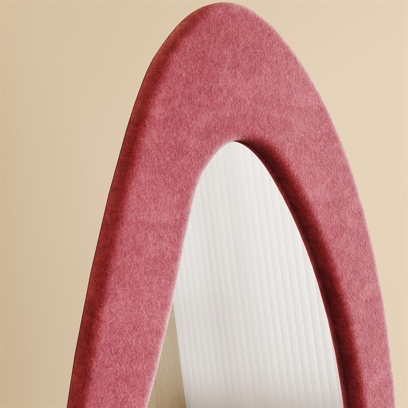 KIWI SPECCHIO IRREGOLARE ROSA 55X4,5X165 CM