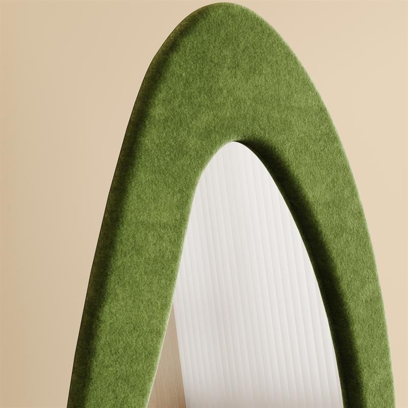 KIWI SPECCHIO IRREGOLARE VERDE 55X4,5X165 CM