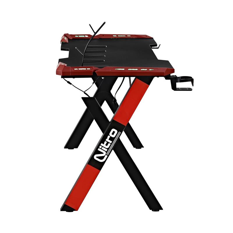 NITRO SCRIVANIA GAMING 120X60X75 CM