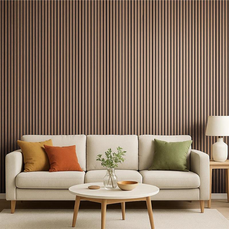 HARMONY - SET 2 PANNELLI FONOASS. NOCE CHIARO - 270X60X1.8