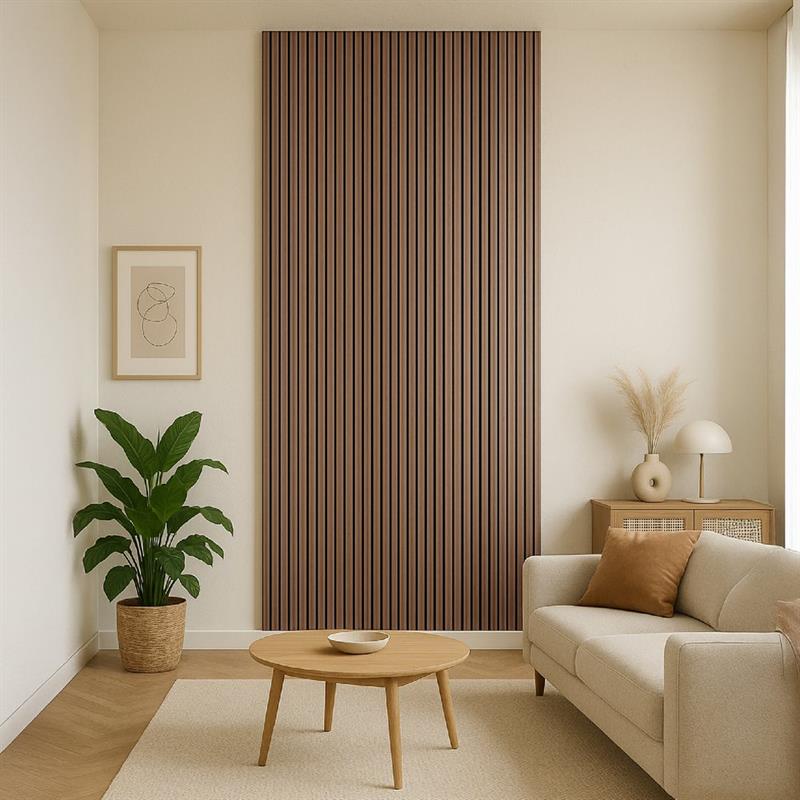HARMONY - SET 2 PANNELLI FONOASS. NOCE CHIARO - 270X60X1.8