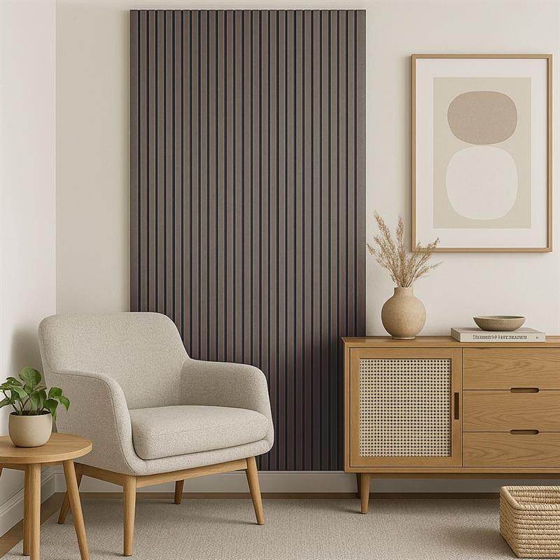 HARMONY - SET 2 PANNELLI FONOASS. NOCE NATUR. 270X60X1.8