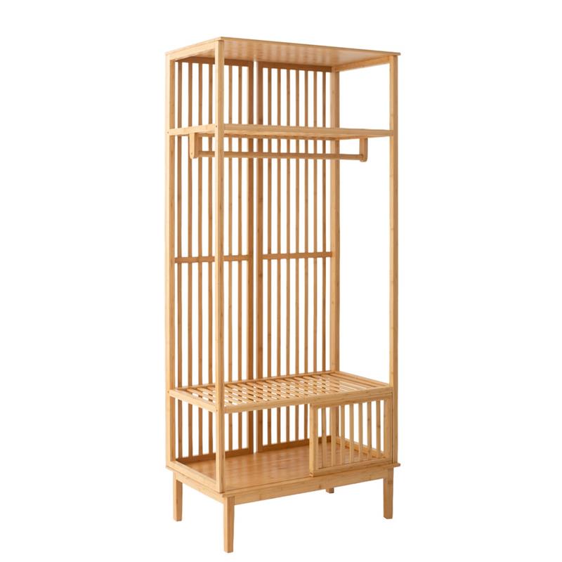 MAKU APPENDIABITI IN BAMBU' 80X47X187 CM