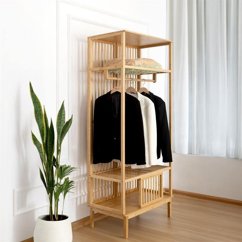 MAKU APPENDIABITI IN BAMBU' 80X47X187 CM
