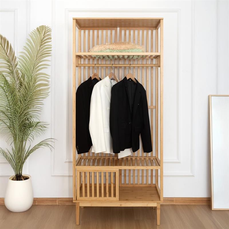 MAKU APPENDIABITI IN BAMBU' 80X47X187 CM