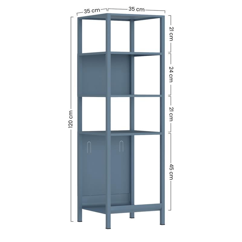 POP COLONNA 35X35X120 CM CERULEO