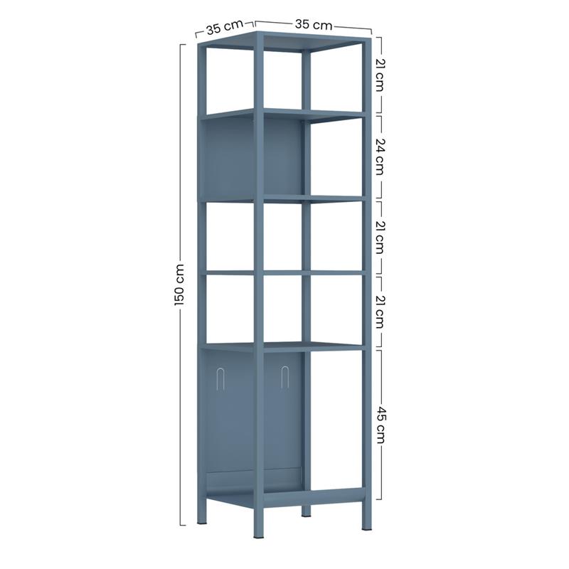 POP COLONNA 35X35X150 CM CERULEO