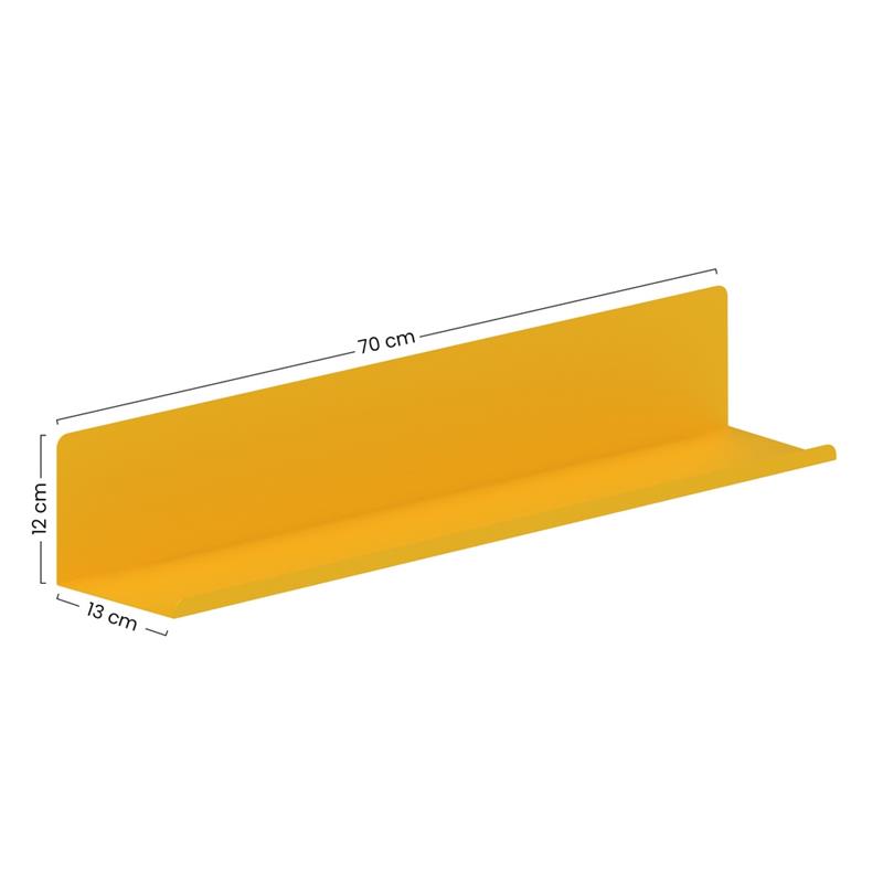 POP MENSOLA 70X13X12 CM SENAPE