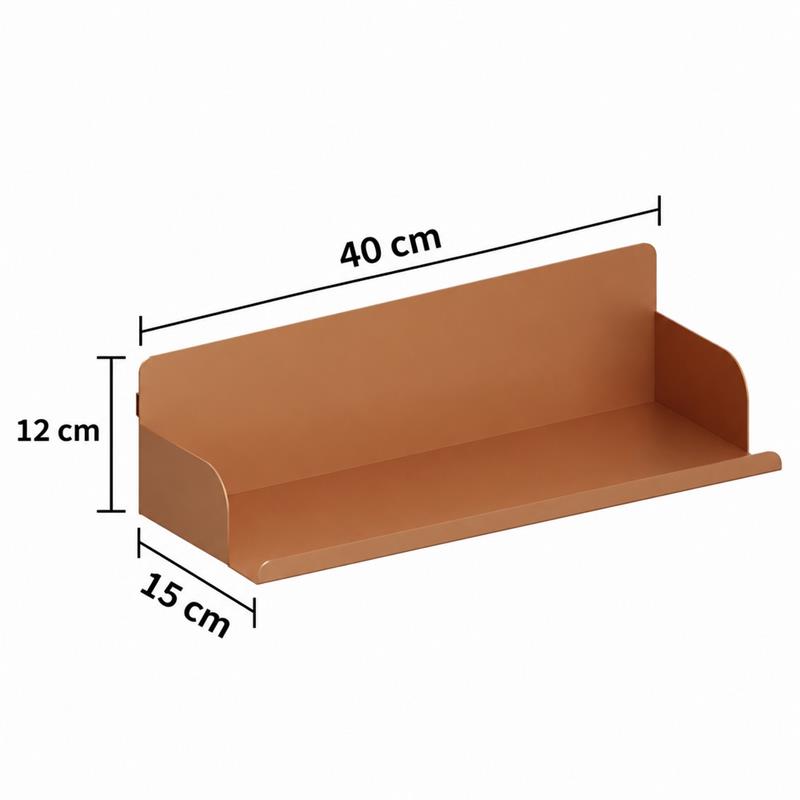 Mensola metallica mattone 40x13x12  reversibile - Pop